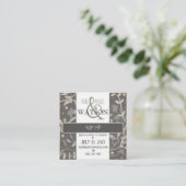フローラスモダンリエレガントグ検査RSVP エンクロージャーカード (スタンド正面)