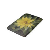 フローラスリップまたは滑ることの黄色い花かわいらし付きノンバスマット バスマット (アングル)