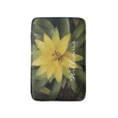 フローラスリップまたは滑ることの黄色い花かわいらし付きノンバスマット バスマット (正面縦)