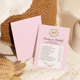 フローラスリーピング·ディア·ガール·ママまたはダディ·ゲーム チラシ