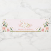 フローラスワンプリンセスベビーシャワー誕生日デコール ペットボトルラベル (シングルラベル)