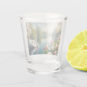 フローラスワンレイク春作品 ショットグラス (裏面)