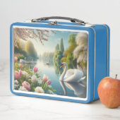 フローラスワンレイク春作品 メタルランチボックス (インサイチュ)