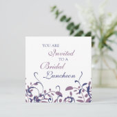 フローラスワーズブライダルルンチョン招待状カード 招待状 (スタンド正面)