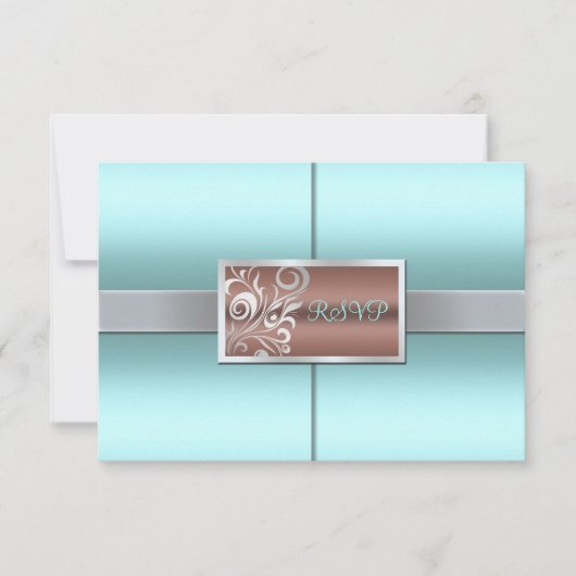 フローラスワーズ結婚式RSVP 出欠カード (正面)