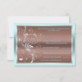 フローラスワーズ結婚式RSVP 出欠カード (裏面)