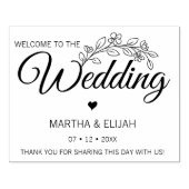 フローラス結婚クリプトのカスタムバッグ ラバースタンプ (インプリント)