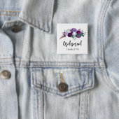 フローラス結婚クリプトのKeepsakeカスタム Bridesmaid 缶バッジ (インサイチュ)