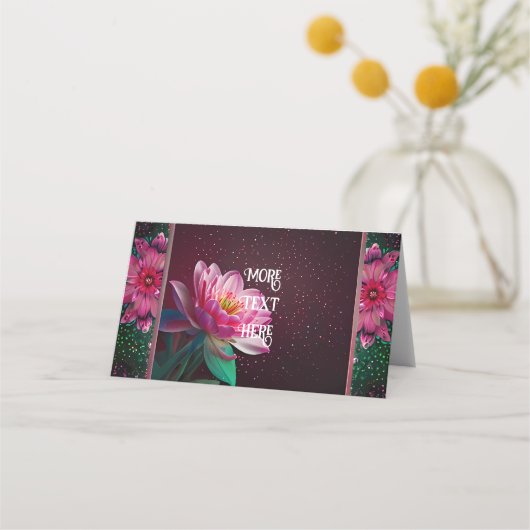 フローラス結婚スイート | 星空のナイトロマンス プレイスカード (裏面)