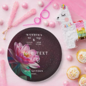 フローラス結婚スイート | 星空のナイトロマンス ペーパープレート (パーティー)