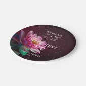 フローラス結婚スイート | 星空のナイトロマンス ペーパープレート (アングル)