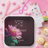 フローラス結婚スイート | 星空のナイトロマンス ペーパープレート (パーティー)