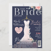 フローラズ結婚ドレスブライダルシャワー誌カバー 招待状 (正面)