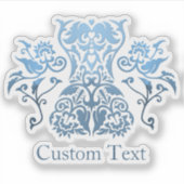 フローラセットのダマスクのアイコン シール (正面)