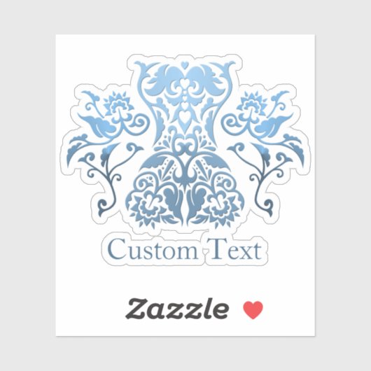 フローラセットのダマスクのアイコン シール (シート)