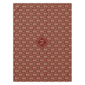 フローラセットのダマスクパターン テーブルクロス (正面)