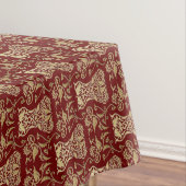フローラセットのダマスクパターン テーブルクロス (インサイチュ)