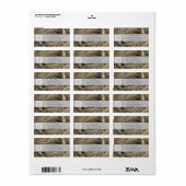 フローラセピアバラフォト住所 シール (フルシート)