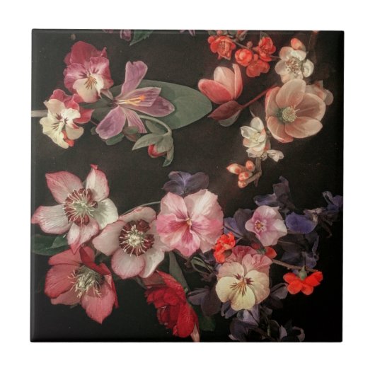 フローラセラミックタイル タイル (正面)