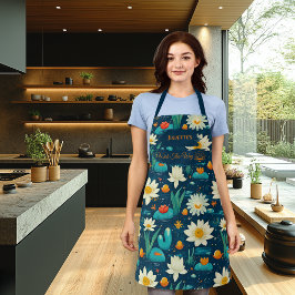 フローラセレニティゼンキッチンホワイトロータス&ポンドホテル エプロン