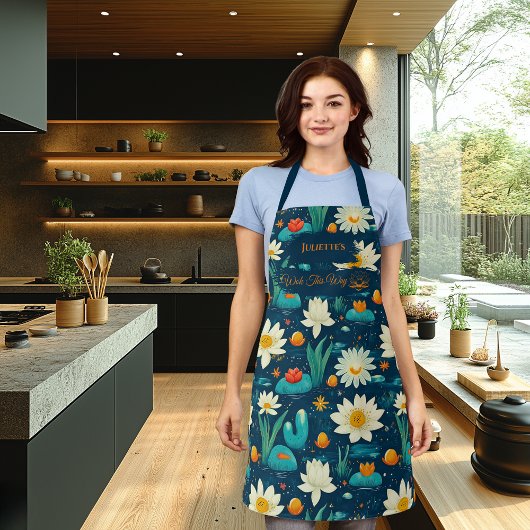 フローラセレニティゼンキッチンホワイトロータス&ポンドホテル エプロン