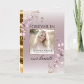 フローラセレニティ葬儀プログラムカード プログラム (正面)