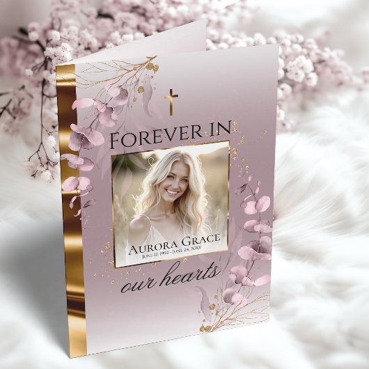 フローラセレニティ葬儀プログラムカード プログラム