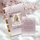 フローラセレニティ葬儀プログラムカード プログラム