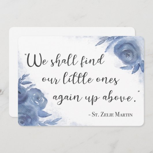 フローラセントゼリーマーチンフローラ流産カード (正面/裏面)