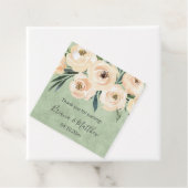 フローラセージグリーン結婚式の引き出物ラベル フェイバータグ (インサイチュ)