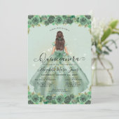 フローラセージグリーン金ゴールドグラムプリンセスキンセアニェラ 招待状 (スタンド正面)