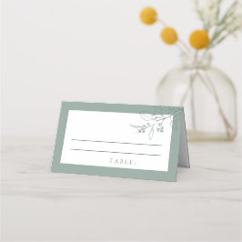 フローラセージ結婚グリーン座席表 プレイスカード