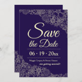 フローラセーブ・ザ・デート案内 招待状 (正面/裏面)