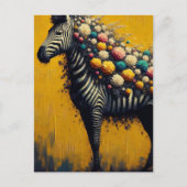 フローラゼブラ ポストカード (正面)