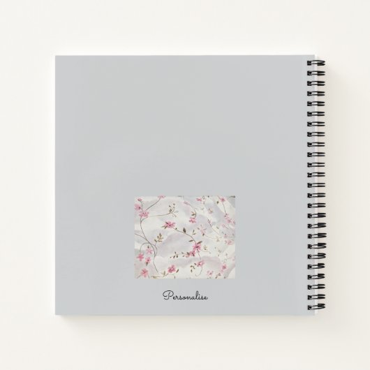 フローラソクラテス魂ヘルス知恵引用文ジャーナル ノートブック (裏面)