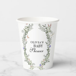 フローラソフトグリーン緑豊男女兼用かな赤ちゃん 紙コップ