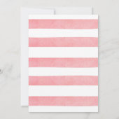 フローラソームバニー誕生日招待状 招待状 (裏面)