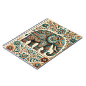 フローラゾウのカスタマイズ可能なノートブック ノートブック (左側)