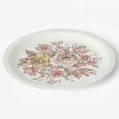 フローラゾン – ピンク ペーパープレート (アングル)