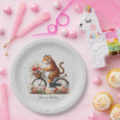 フローラタイガー紙プレート ペーパープレート (パーティー)