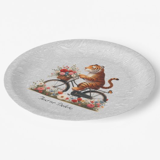 フローラタイガー紙プレート ペーパープレート (アングル)