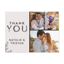 フローラタイポグラフィサンキューフォト