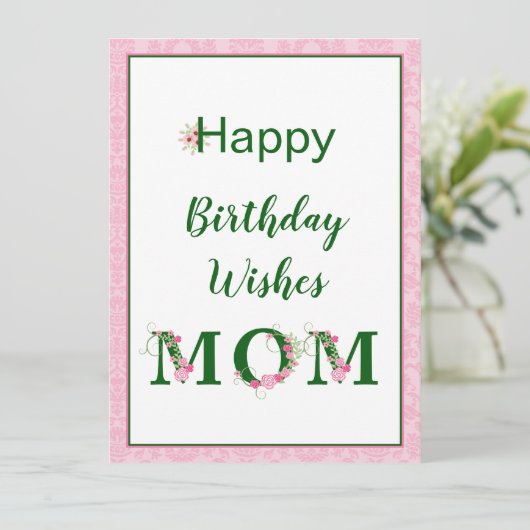 フローラタイポグラフィマザー誕生日 (スタンド正面)