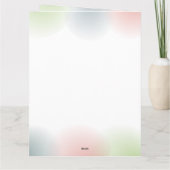 フローラタイポグラフィ感謝状 カード (裏面)