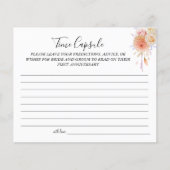 フローラタイムカプセル結婚のアニバーサリーカード チラシ (正面)