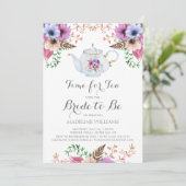 フローラタイム茶ブライダルシャワー 招待状 (スタンド正面)