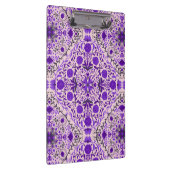 フローラタイルは紫と綿キャンディピンク クリップボード (右)