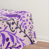 フローラタイルは紫と綿キャンディピンク テーブルクロス (インサイチュ)