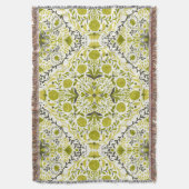 フローラタイル，緑 スローブランケット (正面縦)