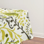 フローラタイル，緑 テーブルクロス (インサイチュ)
